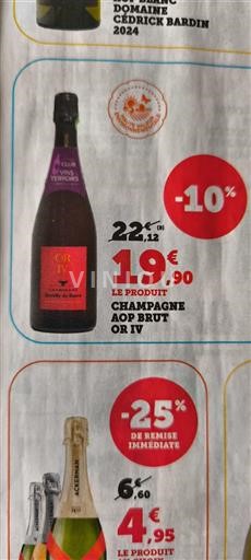 Champaña Champán Or IV Sin añada