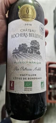 Burdeos Castillon-costas-de-burdeos Château Rochers Bellevue 2016