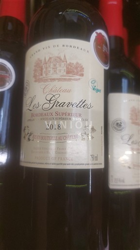 Bordéus Bordeaux Superior Château Les Gravettes 2018