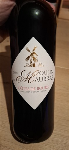Burdeos Côtes-de-bourg Château Moulin de Maubras 2023