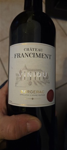 Zuidwest-Frankrijk Bergerac Château Franciment 2024