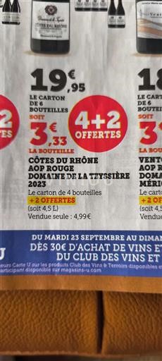 Rona dolina Côtes-du-Rhône Domaine La Teyssière 2023