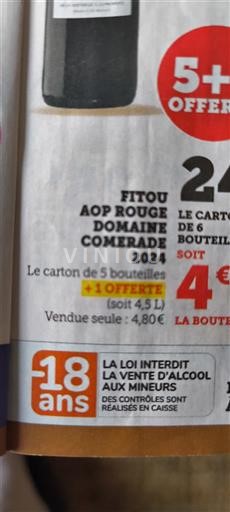 Languedoc Fitou Domaine Comerade 2024