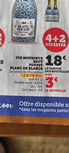 Dolina Loare Ni doloceno Foussy Blanc de Blancs Neleten.