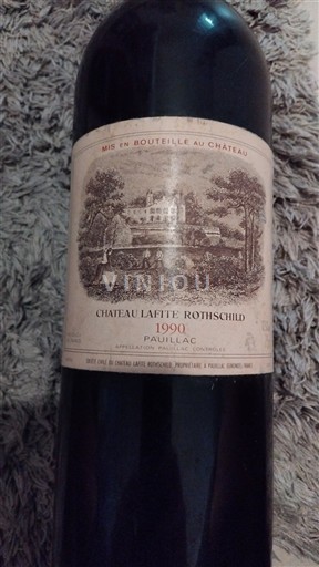 Bordeaux Pauillac Premier Cru Château Lafite Rothschild 1990