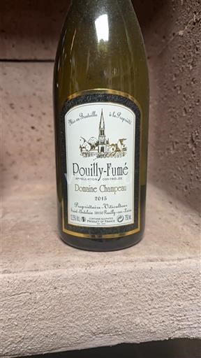 Dolina Loare Пуји-фиме Domaine Champeau 2015