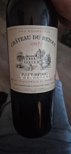 Bordeaux Haut-Médoc Cru Bourgeois Château Retout 1997
