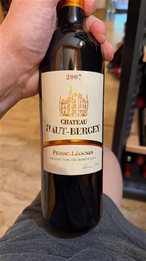 Bordeaux Pessac-Léognan Château Haut-Bergey 2007