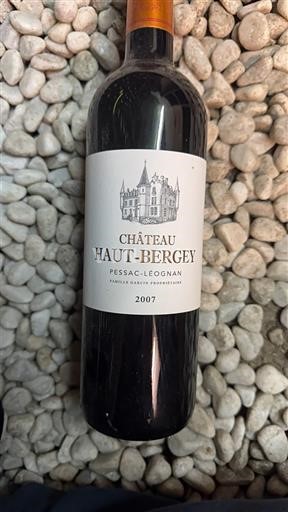 Bordeaux Pessac-Léognan Château Haut-Bergey 2007
