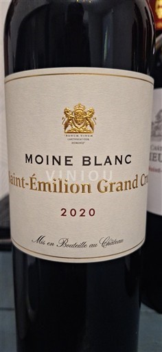 Burdeos Saint-Émilion Grand Cru Moine Blanc 2020