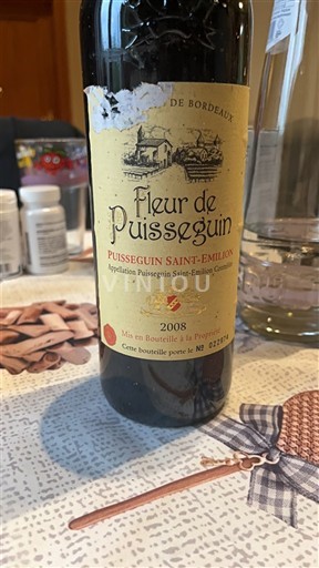 Bordeaux Puisseguin-Saint-Émilion Fleur de Puisseguin 2008