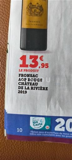 Bordeaux Fronsac Château La Rivière 2019