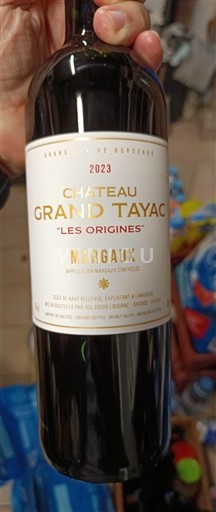 Bordeaux Margaux Château Grand Tayac Les Origines 2023