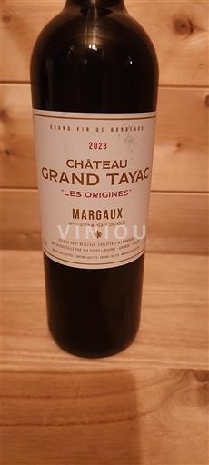 Bordeaux Margaux Château Grand Tayac Les Origines 2023