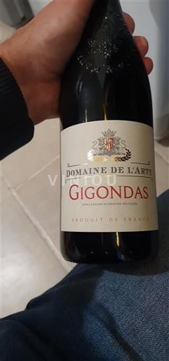 Rhônen laakso Gigondas Domaine L'Art 2024