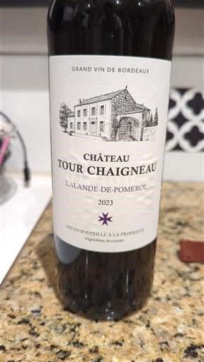 Bordeaux Lalande-de-Pomerol Château Tour Chaigneau 2023