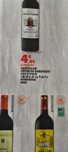Bordeaux Castillon-Côtes-de-Bordeaux Château La Fleur Pompierre 2022
