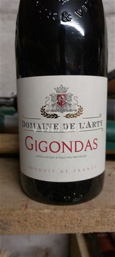 Rhônen laakso Gigondas Domaine L'Arty 2024