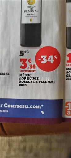 Bordeaux Médoc Rosace de Plagnac 2023