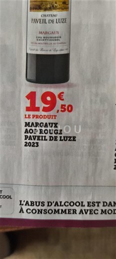 Bordéus Margaux Paveil de Luze 2023