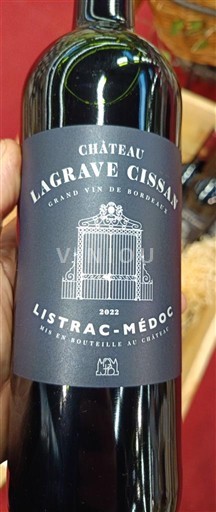 Bordeaux Listrac-Médoc Château Lagrave Cissan 2022