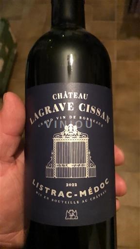 Burdeos Listrac-Médoc Château Lagrave Cissan 2022
