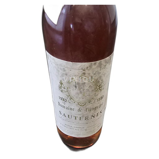 Bordeaux Sauternes Domaine de Trinque 1982