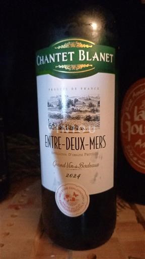Bordeaux Entre-deux-Mers Chantet Blanet 2024