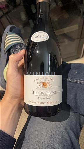 Burgundi Bourgogne Marillier Père & Fils Clos Saint Germain 2021