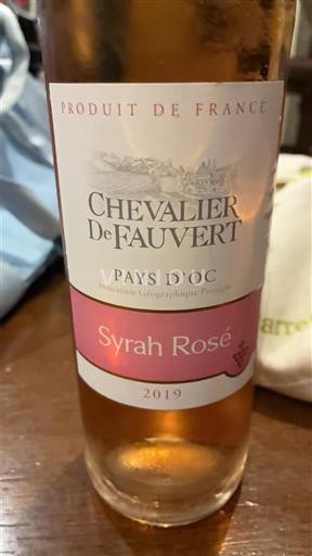 Languedoc-Roussillon Pays d'Oc Chevalier de Fauvert Syrah Rosé 2019