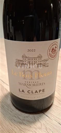 Linguadoca La Clape Château Marmorières Le Bois Fleuri 2022
