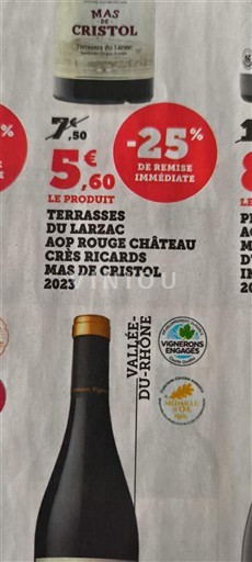 Languedoc Terrasses-du-Larzac Mas de Cristol Crès Ricards 2023