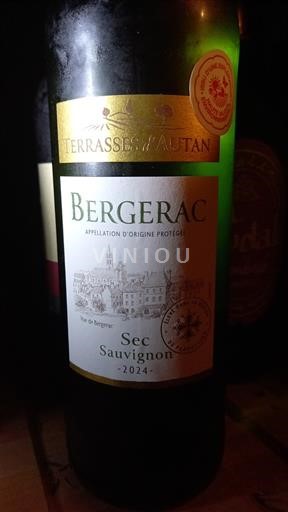 Zuidwest-Frankrijk Bergerac Terrasses Autan Sec Sauvignon 2024