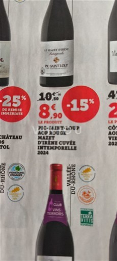 Languedoc Pic-saint-loup Le Mazet de Barbe Intemporelle 2024