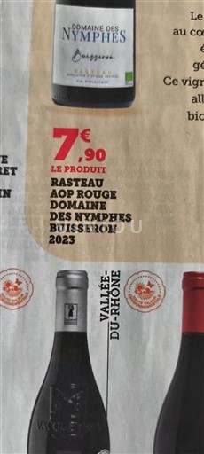 Rhônevallei Rasteau Domaine Des Nymphes Buisseron 2023