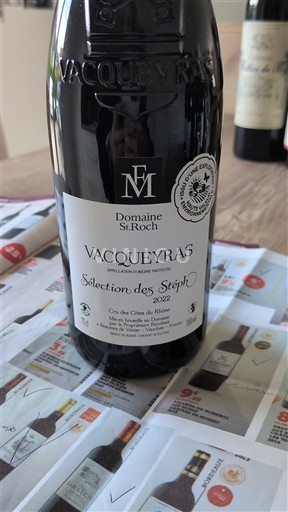 Thung lũng Rhône Vacqueyras Domaine Saint Roch Sélection des Steph 2022