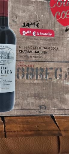 Bordeaux Pessac-Léognan Château Jaulien 2023