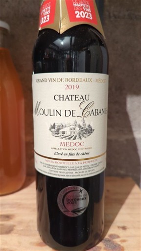 Bordeaux Médoc Château Moulin de Cabanieu 2019
