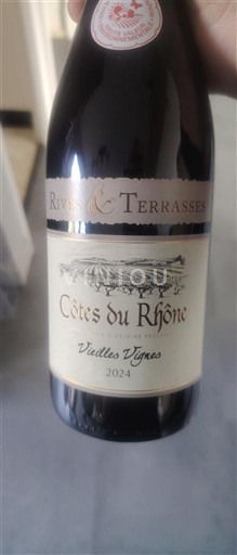 Rhône-dalen Côtes-du-Rhône Rives & Terrasses Vieilles Vignes 2024