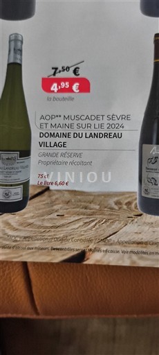 Údolí Loiry Muscadet-sèvre-et-maine Domaine Landreau Village 2024