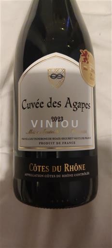 Rhône Valley Côtes du Rhône Cuvée des Agapes 2023
