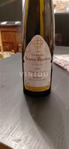 Vin Blanc sec Hospices de Strasbourg 2021 France Alsace Alsace Grand Cru AOC Grand Cru