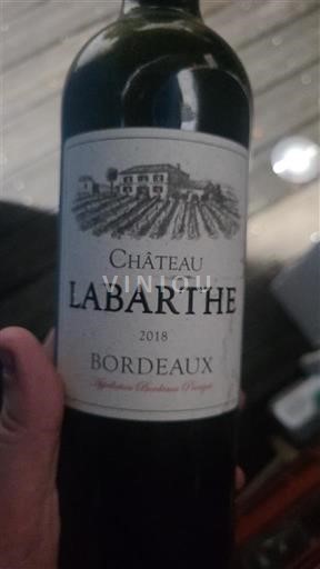 Bordeaux Château Labarthe 2018