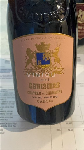 South West Cahors Château Chambert Cerisier 2014