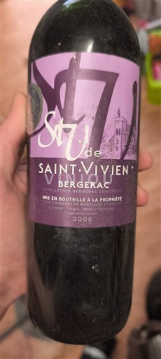 Zuidwest-Frankrijk Bergerac Saint Vivien 2008