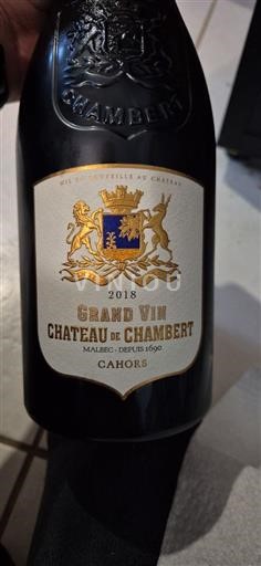 Југозапад Кагор Château Chambert Grand Vin 2018
