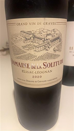 Bordeaux Pessac-Léognan Domaine La Solitude 2020