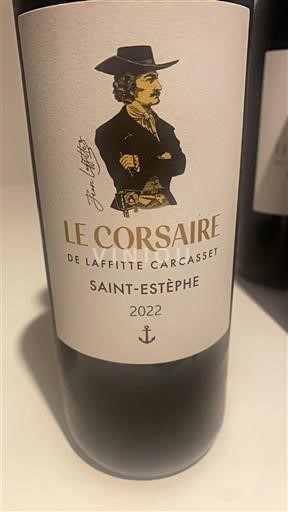 Bordeaux Saint-Estèphe Laffitte Carcasset Le Corsaire 2022