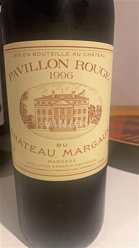 Bordeaux Margaux Château Margaux Pavillon Rouge 1996