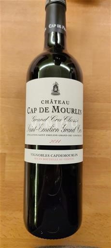 Bordo Сент-Емилион Гранд Кру Grand Cru Château Cap de Mourlin 2014